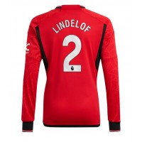 Manchester United Victor Lindelof #2 Kotipaita 2023-24 Pitkähihainen